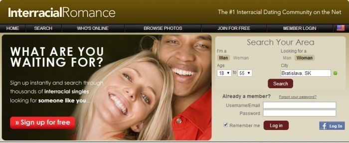 Interracial romance dating login