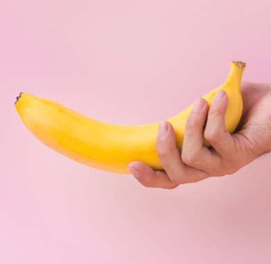 curved banana like a penis mobile