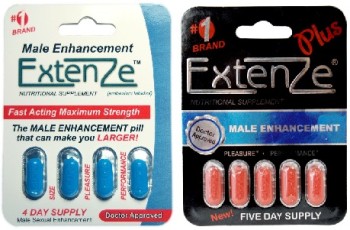 Black & White Trial Packages Of ExtenZe Pills