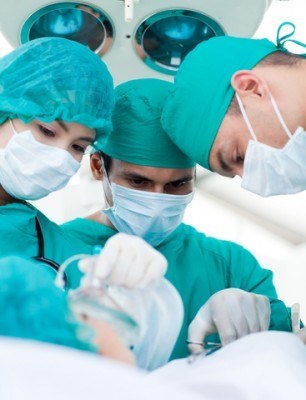 Three Surgeons Doing Penis Surgery