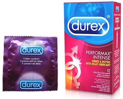 Durex Performax Intense condom box