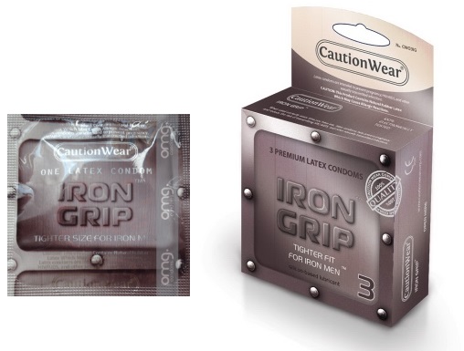 Iron Grip Condoms by Caution Wear