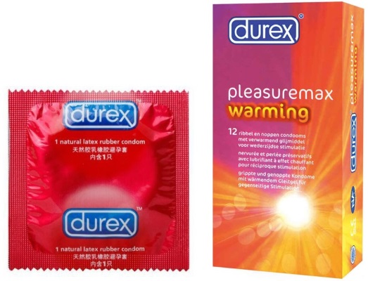 box of Durex Pleasuremax Warming Condoms