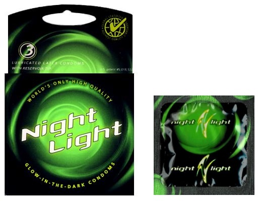 night light condom box