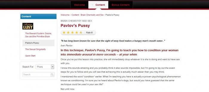 Pavlovs panty drencher