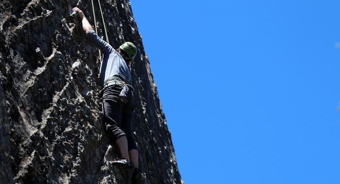 rock climbing