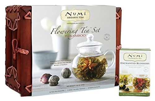 numi flowering tea set