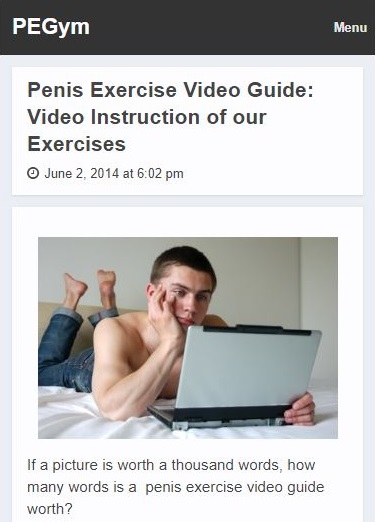 Exercise video pines There are