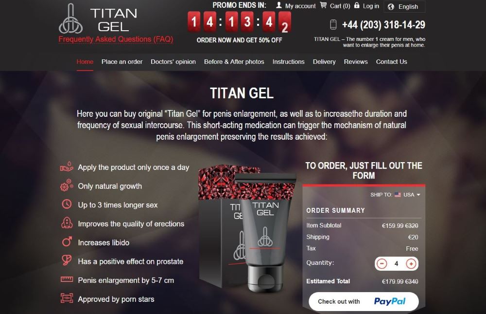 titan gel screenshot