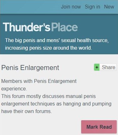 Thunders place PE forum mobile