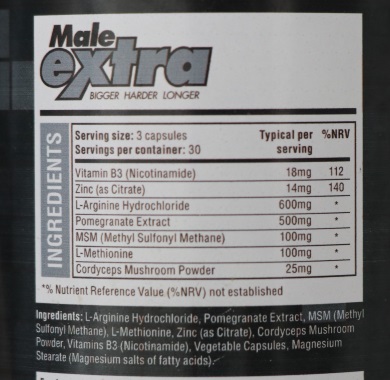 male extra ingredients mobile